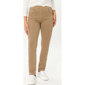 Raphaela by Brax Dames Broek Style PAMINA FUN, taupe, maat 42K