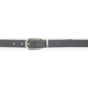 Riem - Leren - Zwart - Glad Lederlook - Metalen Gesp