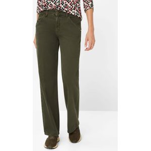 BRAX Dames Broek Style MAINE, khaki, maat 44K