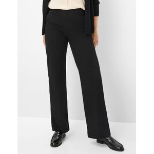 Raphaela by Brax Dames  Style PAM FLARED BLACK, denim zwart, maat 34