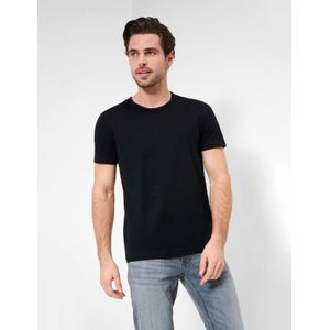 Brax Heren  Style TONY black, zwart, maat M