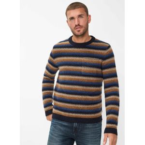 Brax Heren  Style RICK navy, donkerblauw, maat M