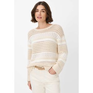 Brax Dames Trui Style LIZ, offwhite, maat 34