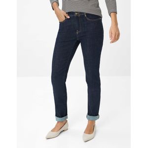Brax Dames  Style CAROLA CLEAN DARK BLUE, denim donkerblauw, maat 34