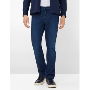 Brax Heren Jeans Style COOPER, donkerblauw, maat 35/38