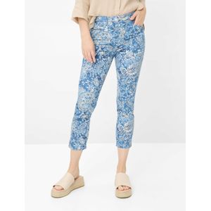Raphaela by Brax Dames Broek  Style LUCA 6/8 INDIGO BLUE, blauw, maat 50K