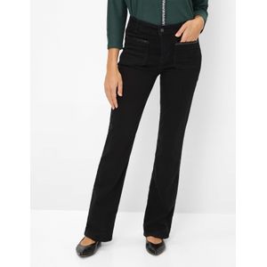 Brax Dames  Style SHAKIRA CLEAN BLACK BLACK, denim zwart, maat 34