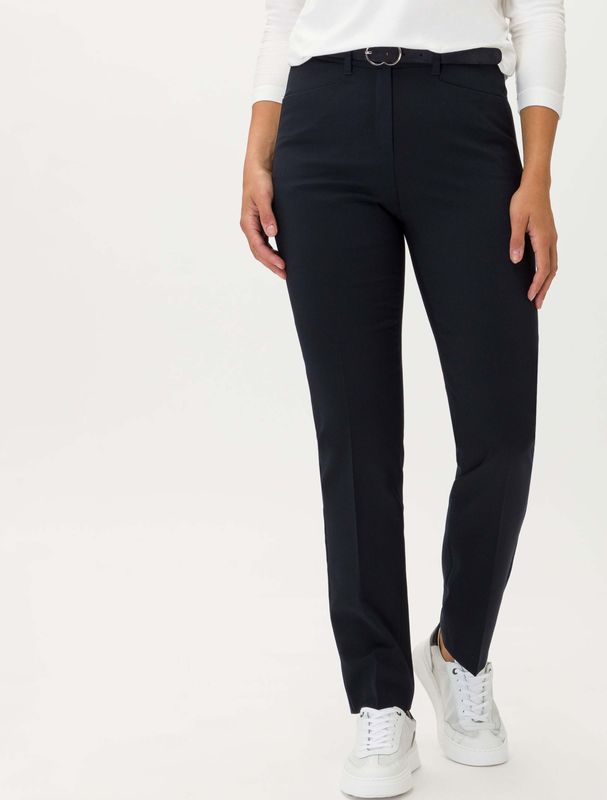 Raphaela by Brax - Pauline - Damesbroek - Navy - Hoogwaardige Scheerwolmix