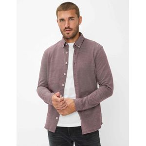 Brax Heren  Style DANIEL velvet, donkerrood, maat M