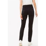 BRAX - Feel Good Damesbroek - Slim Fit - Zwart - Katoen Stretch
