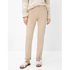 Brax Dames Broek Style CAROLA, beige, maat 42L