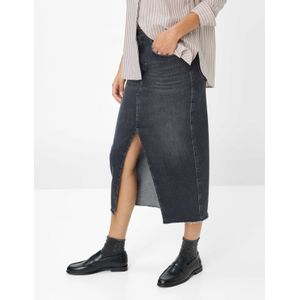 Brax Dames  Style KACIE USED BLACK BLACK, denim donkergrijs, maat 32