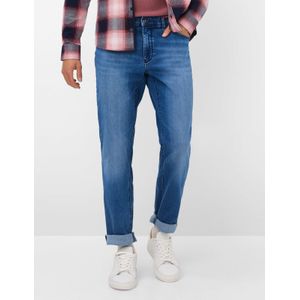 Brax Heren  Style COOPER DARK BLUE USED, denim blauw, maat 32/30