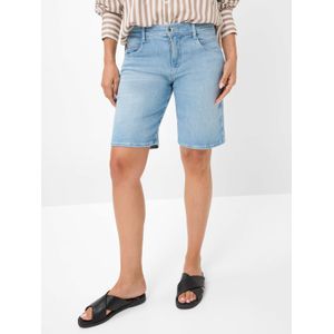 Brax Dames Bermuda  Style MEL B, denim blauw, maat 34