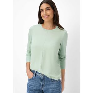 Brax Dames Shirt  Style CLARA soft sage, lichtgroen, maat 48