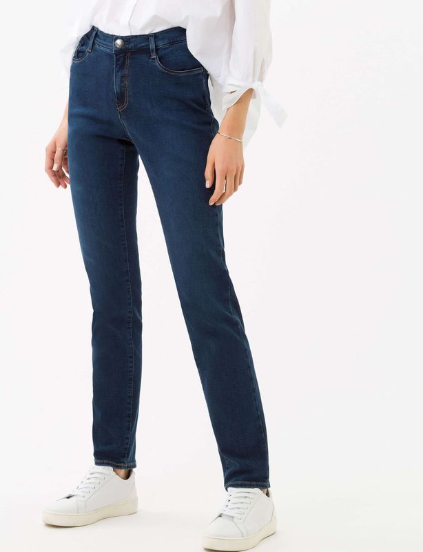 Jeans - Mary - Effen - Slimfit - Mid Waist - Lang/maxi