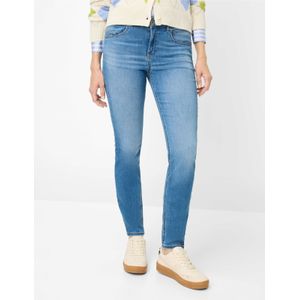 Brax Dames  Style SHAKIRA USED REGULAR BLUE, denim blauw, maat 34