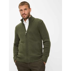 Brax - Style JAKE - Vest - Olijf Groen - Soft Wool