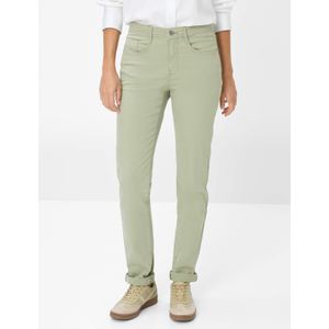 Brax Dames  Style CAROLA LIGHT FOREST, denim lichtgroen, maat 34