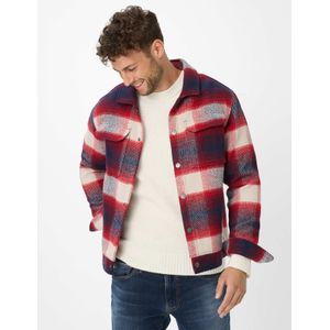 Brax Heren  Style SANTIAGO red wine, donkerrood, maat L