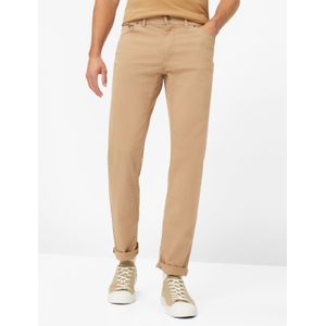 Brax Heren Broek Style COOPER, beige, maat 34/32