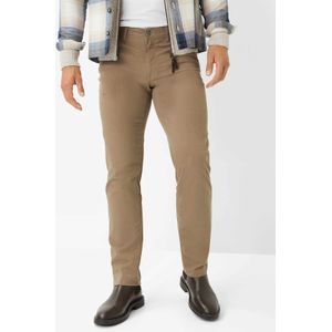 Brax Heren Broek Style COOPER, lichtbruin, maat 36/32