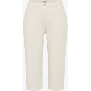 Raphaela by Brax Dames Capri  Style CAREN CAPRI, denim crème wit, maat 52K