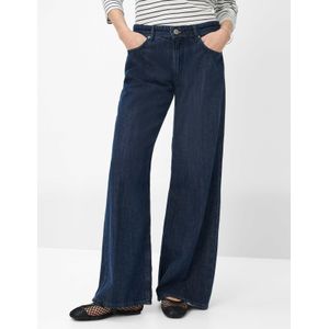 Brax Dames Broek  Style MORGAN CLEAN DARK BLUE, denim donkerblauw, maat 36K