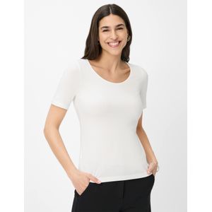 Brax Dames  Style CORA offwhite, crème wit, maat 34