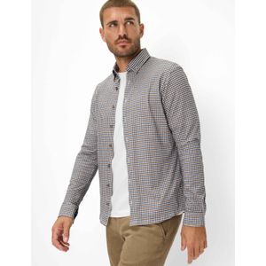 Brax - Style DANIEL - Overhemd - Nougat - Puur Katoen