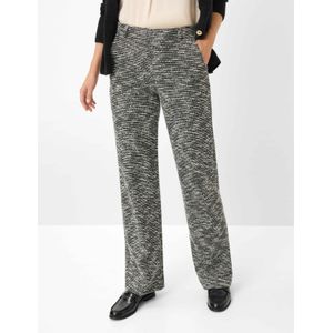 Raphaela by Brax Dames  Style LILLYTH FLARED ECRU/BLACK, zwart, maat 36