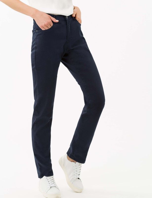 Brax Dames  Style CAROLA, donkerblauw, maat 34