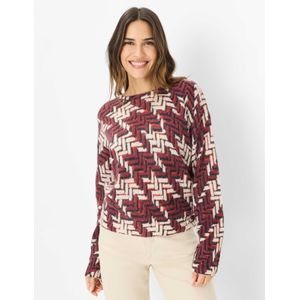 Brax Dames  Style LISA mandarin, rood, maat 38