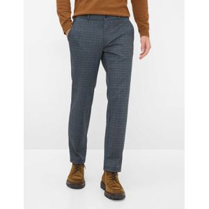 Eurex by Brax Heren  Style THILO CHECK BLUE, donkerblauw, maat 48