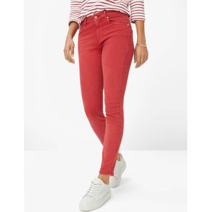 BRAX Dames Jeans Style ANA, rood, maat 34