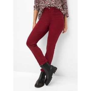 Brax Dames  Style CAROLA MULBERRY, denim donkerrood, maat 40L