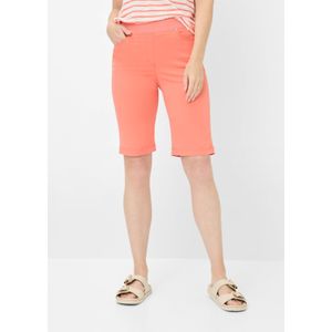 Raphaela by Brax Dames Bermuda  Style PAMINA BERMUDA LIVING CORAL, lichtrood, maat 42