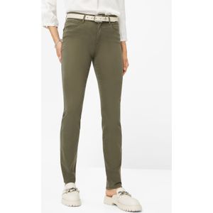 BRAX Dames Broek Style SHAKIRA, khaki, maat 46L