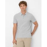 Brax Heren Style Pete Hi-Flex Pique Pique Pima Cotton Basic Poloshirt, platinum, XS