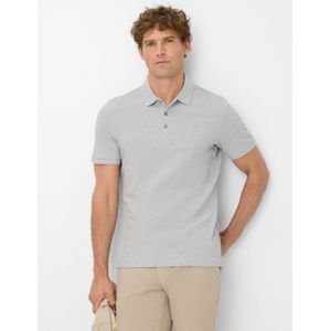 Brax Heren Style Pete Hi-Flex Pique Pique Pima Cotton Basic Poloshirt, platinum, XS