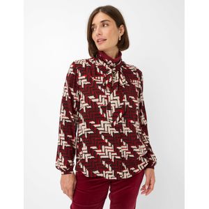 Brax Dames  Style VIVI mandarin, donkerrood, maat 38