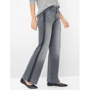 Brax Dames  Style MAINE USED LIGHT GREY, denim lichtgrijs, maat 34