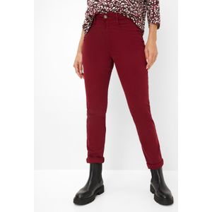 Brax Dames  Style MARY MULBERRY, denim donkerrood, maat 38