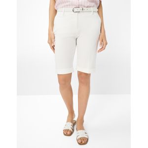Brax Dames Bermuda  Style MIA B, crème wit, maat 34
