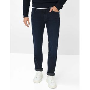 Brax Heren  Style CADIZ BLUE BLACK USED, denim donkerblauw, maat 33/32