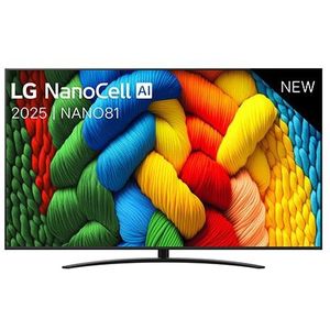86 inch LG NanoCell AI NANO81 4K Smart TV 2025 - 86NANO81A6A