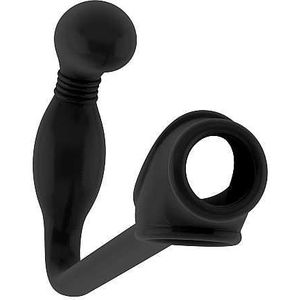 Sono - No.2 - Butt Plug with Cockring - Black