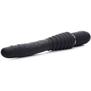 10X Thrust Master Vibrating and Thrusting Dildo with Handle