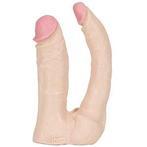 The Naturals - 5 inch Double Penetrator - White