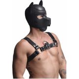 Spike Neoprene Puppy Hood - Black